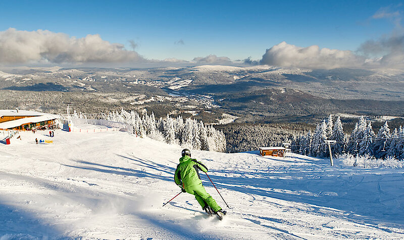 Skifahren im Bayerischen Wald